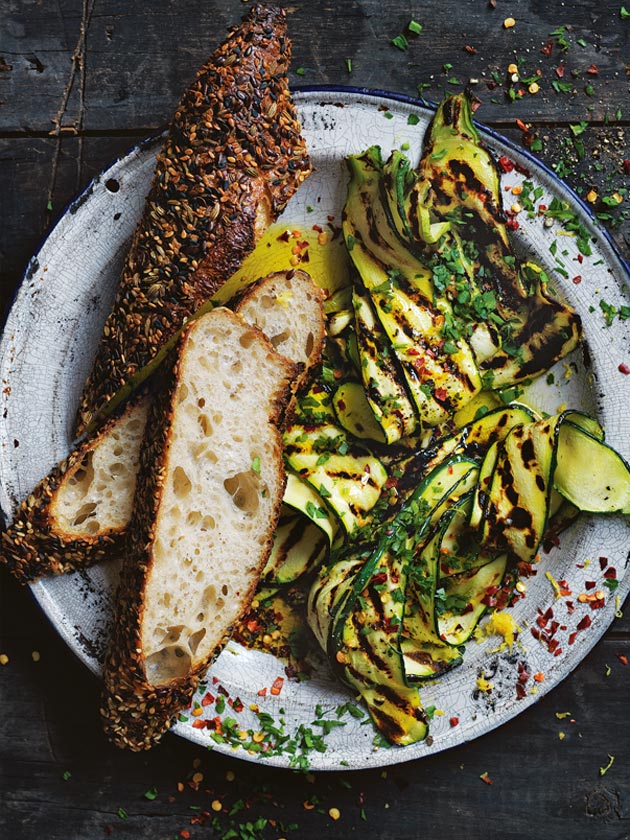 EASY MEALS CHARGRILLED ZUCCHINI