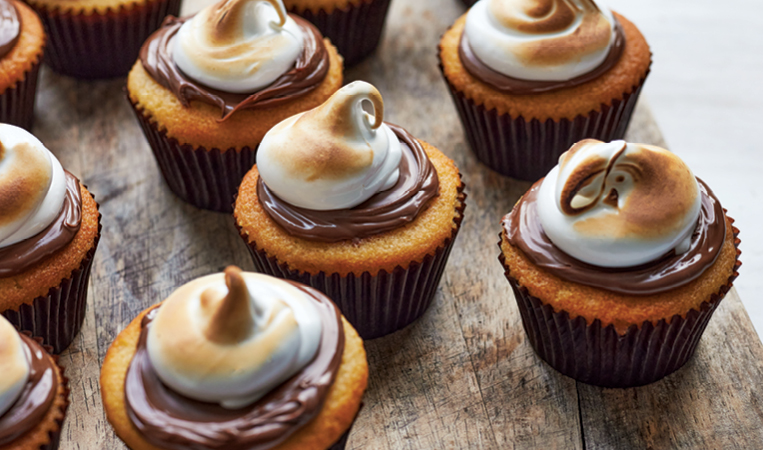 WEEKEND BAKER CHEATS S'MORES CUPCAKES