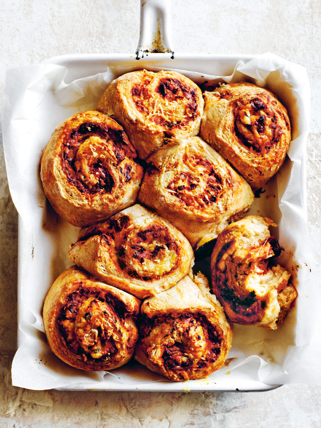 COOKING WITH KIDS CHEESY TOMATO SCROLLS