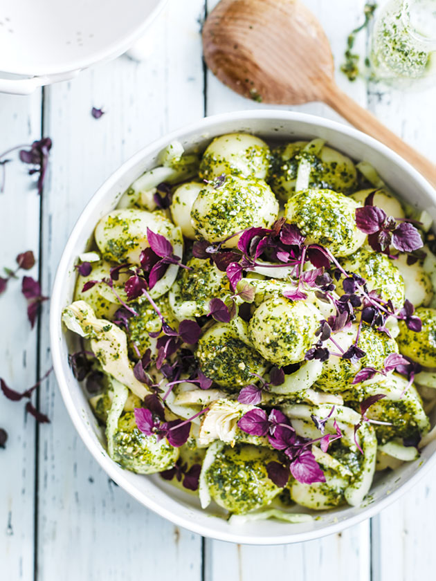BRING A SALAD CORIANDER PESTO POTATO SALAD