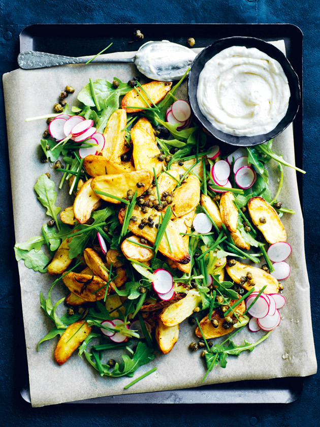 EASY WEEKNIGHTS CREAMY POTATO, ROCKET AND CAPER SALAD