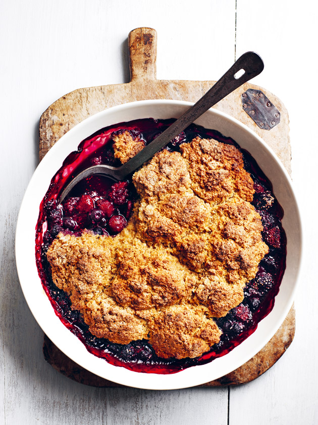 FAMILY FAVOURITE ELDERFLOWER BERRY COBBLER