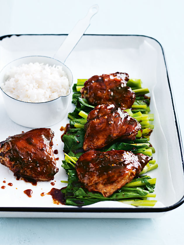 EASY WEEKNIGHTS STICKY ROASTED THAI CHICKEN