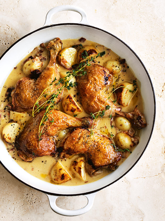 EASY WEEKNIGHTS HONEY MUSTARD CHICKEN AND POTATO BAKE