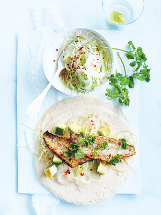 CROWD PLEASER LIME AND TEQUILA FISH TACOS