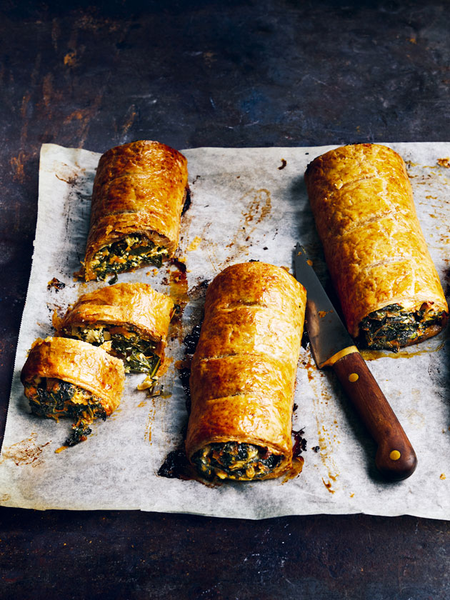 COMFORTING SUPER-GREEN RICOTTA ROLLS