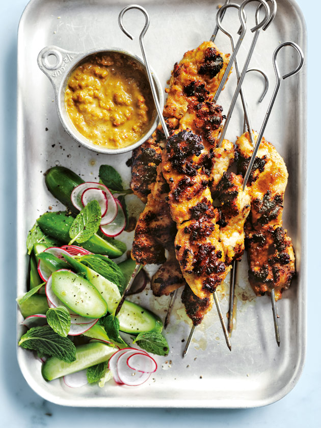 how-to-spicy-chicken-satay-skewers-donna-hay