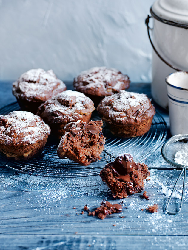 Chocolate Banana And Coconut Muffins Donna Hay