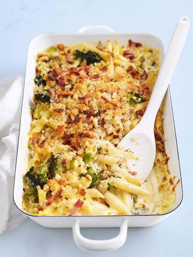 Broccoli And Pancetta Pasta Bake | Donna Hay