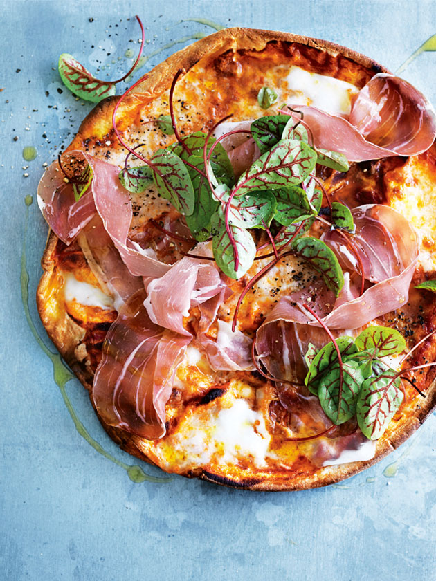 Prosciutto And Buffalo Mozzarella Pizza | Donna Hay