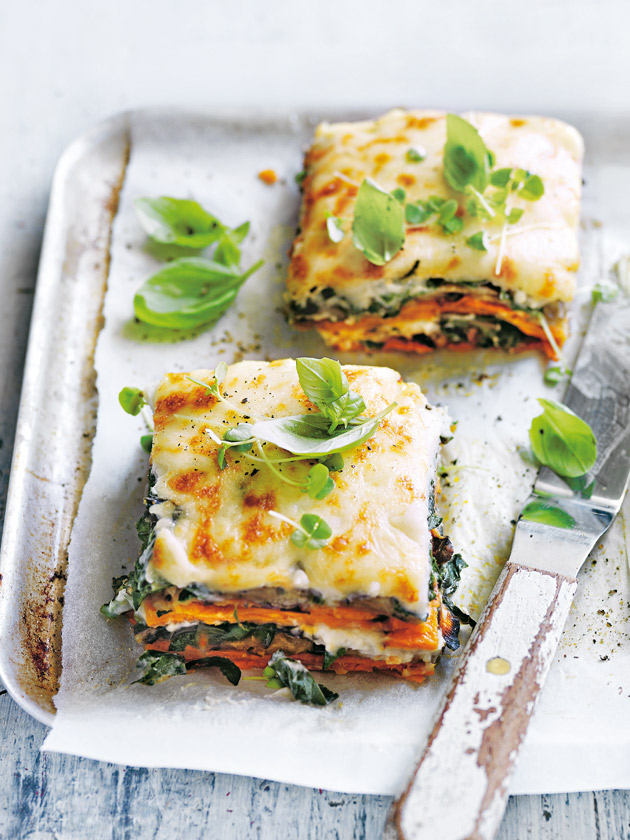 Sweet Potato Eggplant And Cauliflower Bechamel Lasagne | Donna Hay