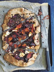 beetroot and goat’s cheese spelt tart  Chocolate-Caramel Gash 19 FINAL IMAGE