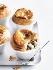 chicken and chive pot pies