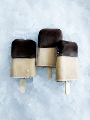 choc-dipped banana popsicles  Roasted Garlic And Vegetable Foldovers Choc Dipped Banana pops 0645
