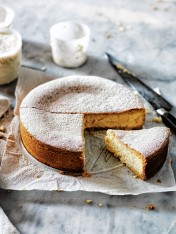 lemon and vanilla ricotta cheesecake