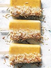 mango, coconut and chia popsicles