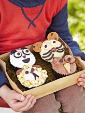 animal cupcakes  Chocolate-Caramel Gash animal cupcakes