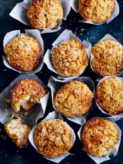 banana and coconut muffins