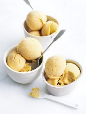 banana and mango ice-cream  Chocolate-Caramel Gash banana and mango icecream