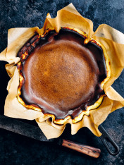 basque burnt cheesecake  Crispy Polenta-Lined Bocconcini basque burnt cheesecake