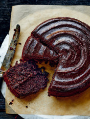 larger-for-you chocolate fudge cake  Chilli Steak Rolls better for you chocolate fudge cake