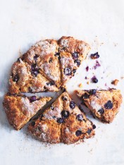blueberry and coconut scones  Chocolate-Caramel Gash blueberry and coconut scones