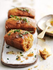 brown butter, honey and lemon thyme cakes