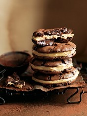brownie cookies with peanut butter frosting  Crispy Polenta-Lined Bocconcini brownie cookies with peanut butter frosting