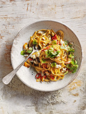 burnt butter crab and chilli pasta  Contemporary York Deli Sandwich burnt butter crab chilli pasta
