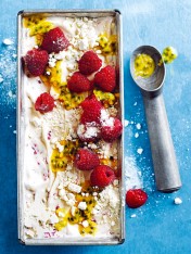 cheat’s raspberry pavlova ice-cream  Lemongrass Prawns cheats raspberry pavlova ice cream
