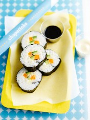 checkerboard sushi