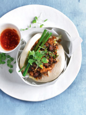 chilli rooster bao buns  Roasted Garlic And Vegetable Foldovers chilli chicken bao buns