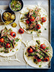 chimichurri steak tacos