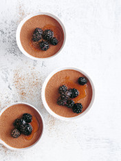 chocolate earl grey mousse