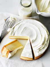 classic lemon cheesecake