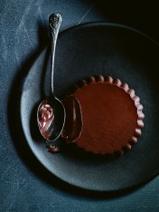 cocoa panna cotta