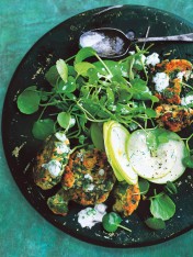 couscous, watercress and salmon cakes with watercress and apple salad  Lobster Salad With Tarragon Dressing couscous watercress and salmon cakes with watercress and apple salad