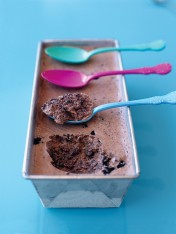 double chocolate brownie semifreddo