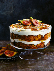 fig and caramel trifle
