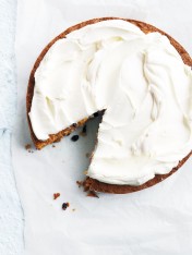 flourless carrot cake with cream cheese icing
