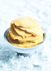 banana, mango and vanilla frozen yoghurt  Crispy Polenta-Lined Bocconcini frozenyoghurt