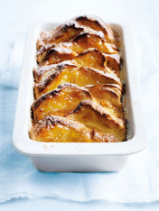 golden syrup and marmalade bread and butter pudding