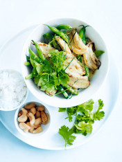 green curry chicken stir-fry