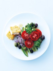 grilled feta greek salad