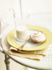 honey custard meringue tarts