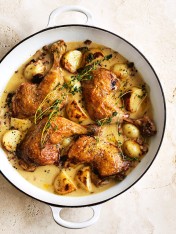 honey mustard rooster and potato bake