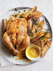 hot English mustard roast rooster