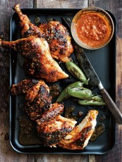 lime and tequila chicken with smoky chilli sauce