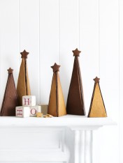mixed gingerbread christmas trees