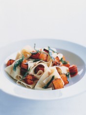 pasta with pumpkin and sage brown butter